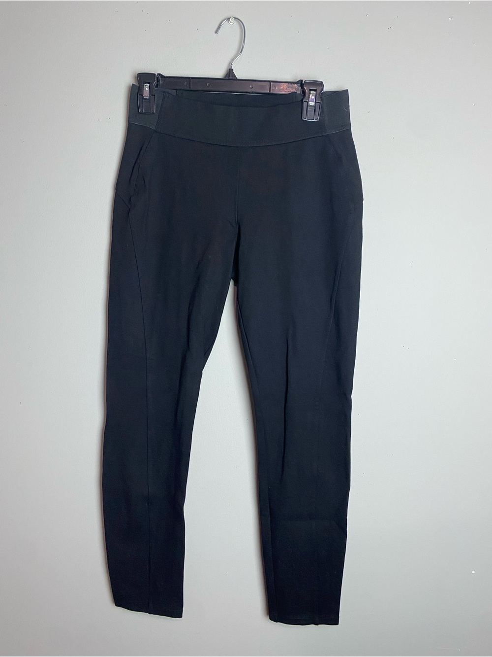 Simply Vera Vera Wang Black Ponte Pull-On Skinny Pants